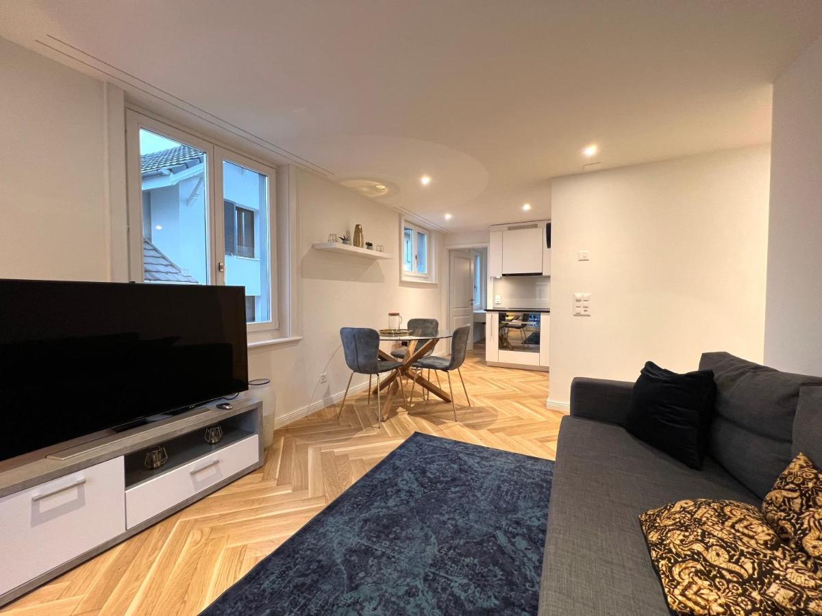 Modernes Apartment Am Fuss Des Pilatus - Skigebiet Hergiswil Zewnętrze zdjęcie
